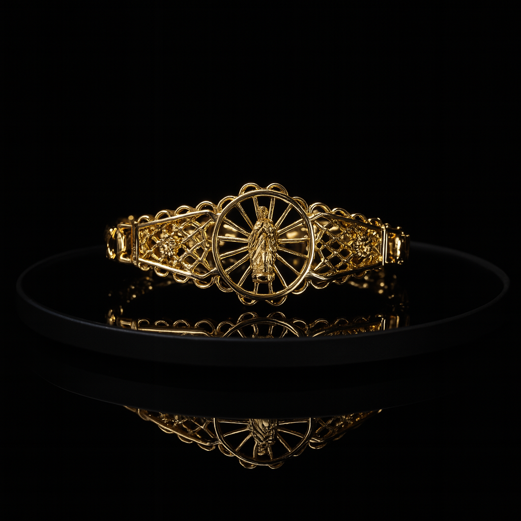 Pulsera con Virgen de Guadalupe