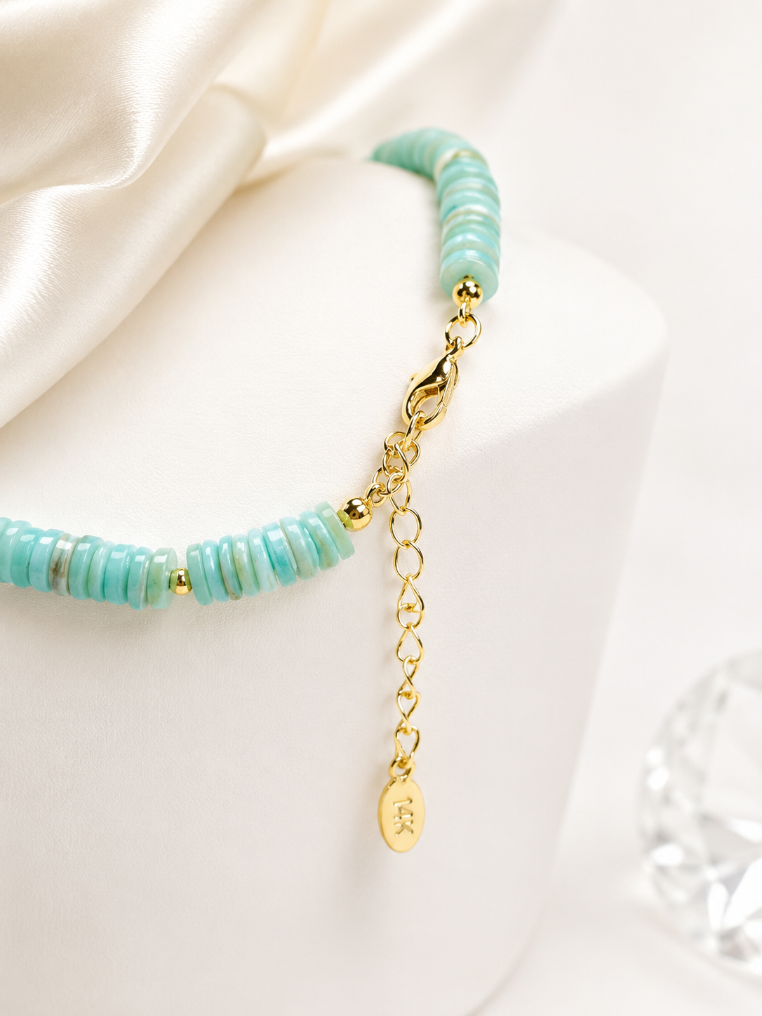 Collar Corazón Turquesa