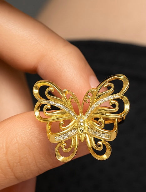 Anillo Mariposa Gigante