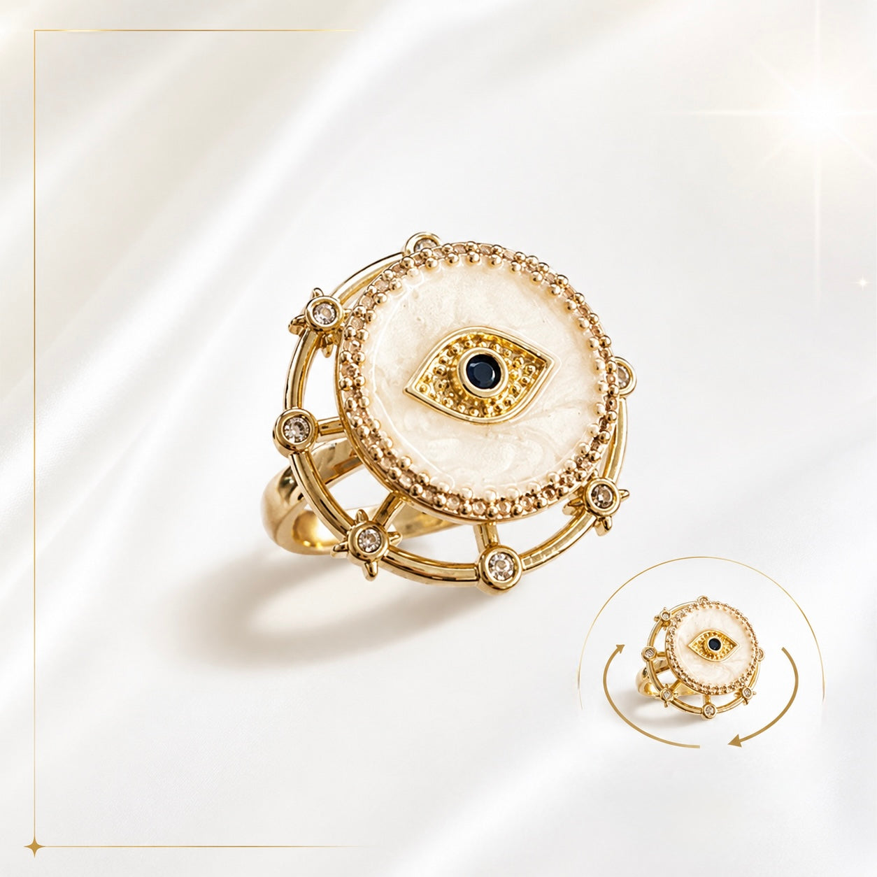 Anillo Ojo Imperial Giratorio