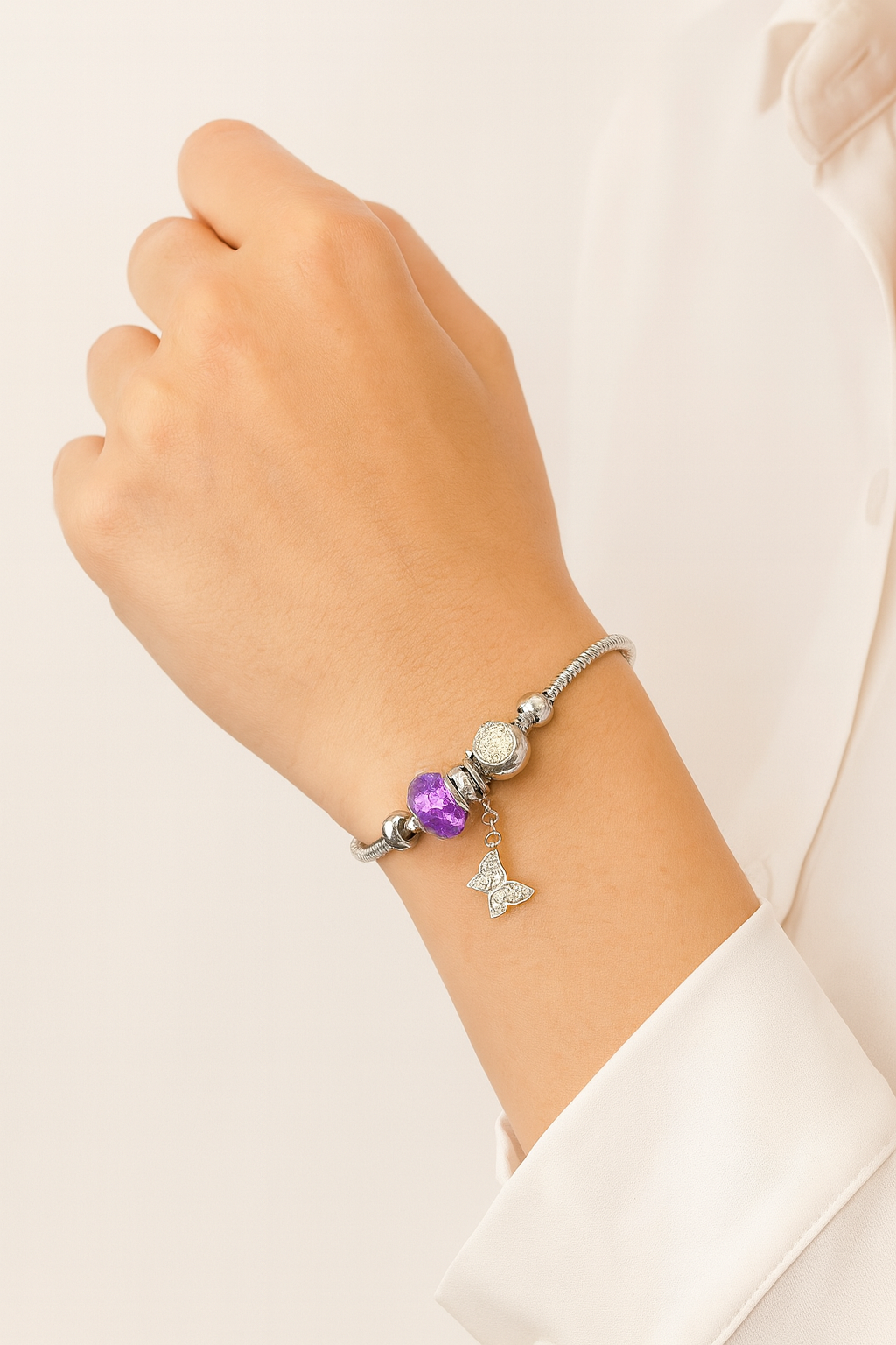 Manilla Mariposa Encantada Silver