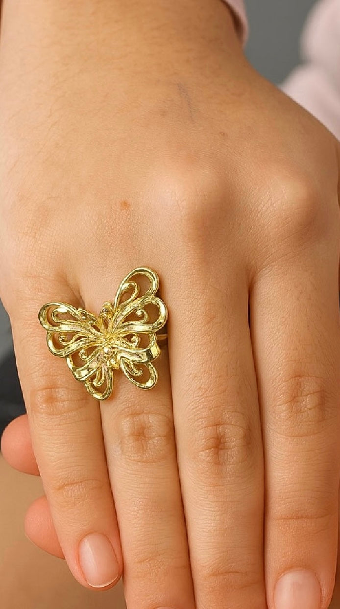 Anillo Mariposa Gigante