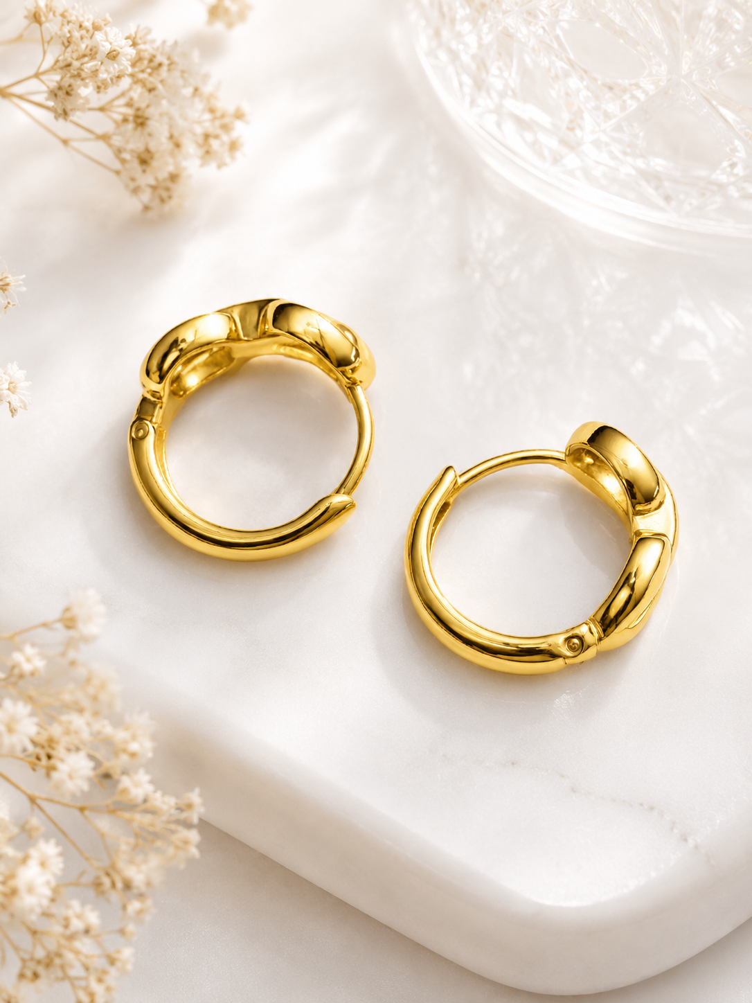 Aretes Elegantes Con Eslabones