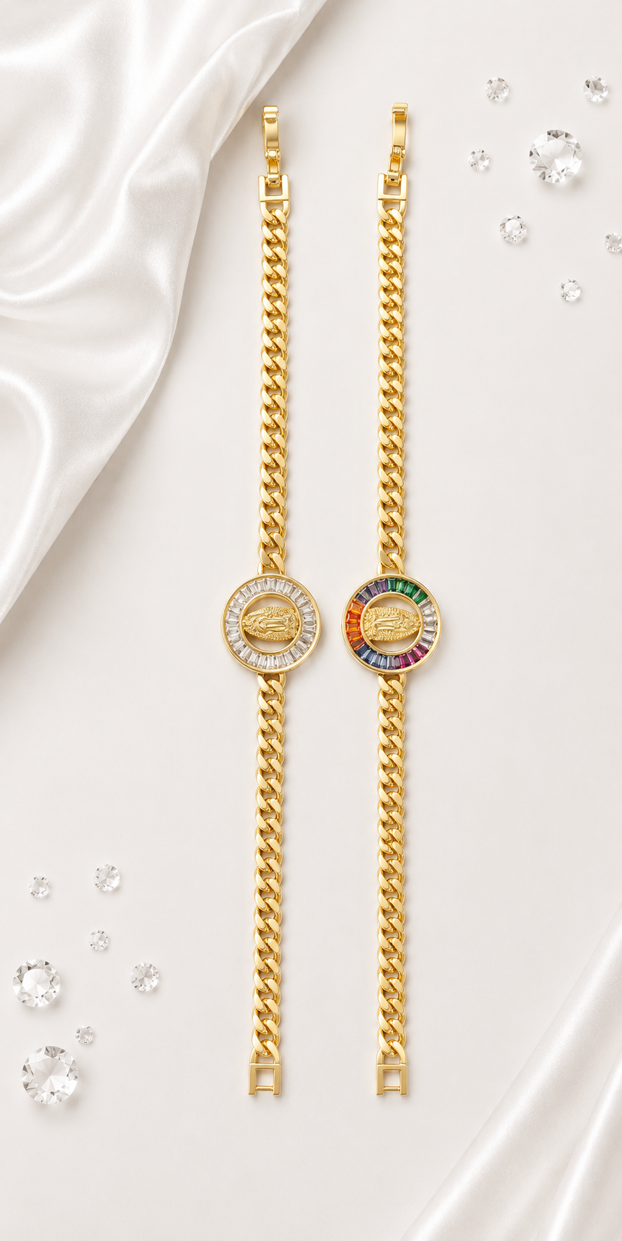 Manilla Tipo Reloj Virgen de Guadalupe