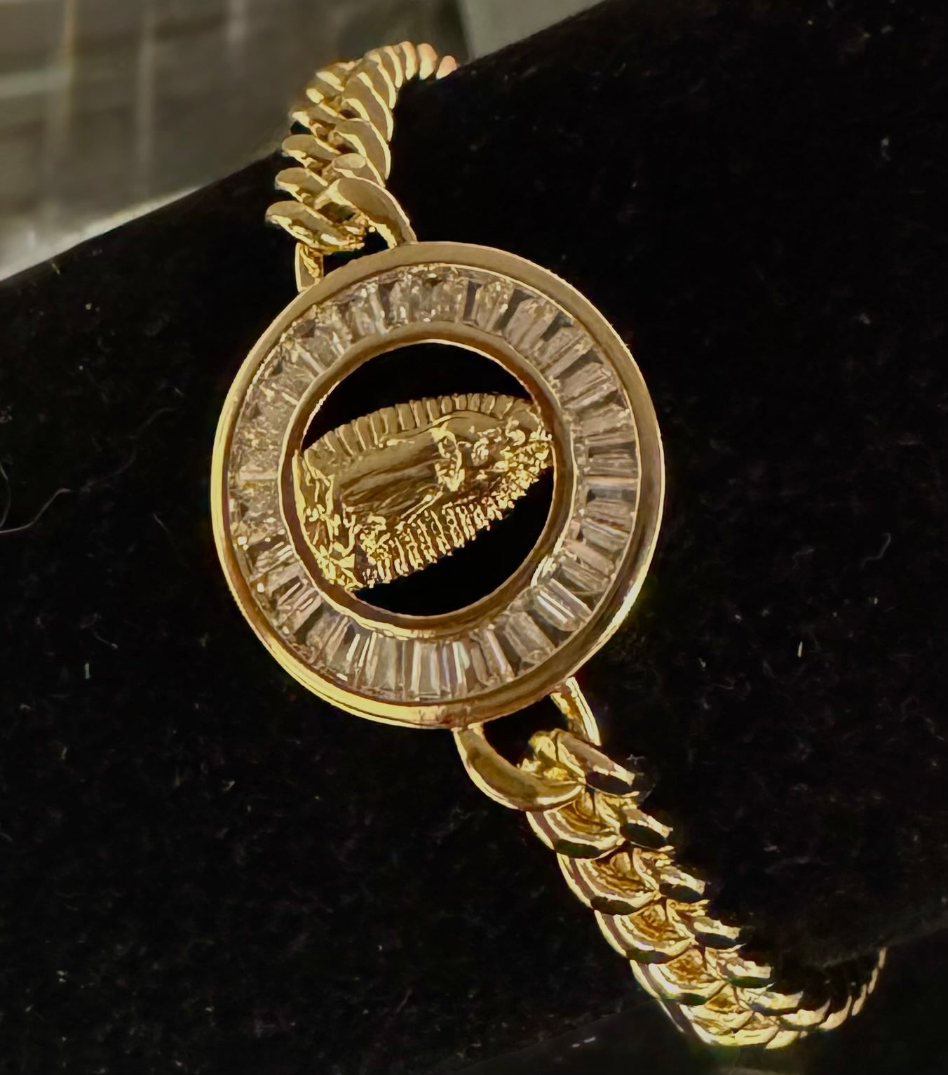 Manilla Tipo Reloj Virgen de Guadalupe