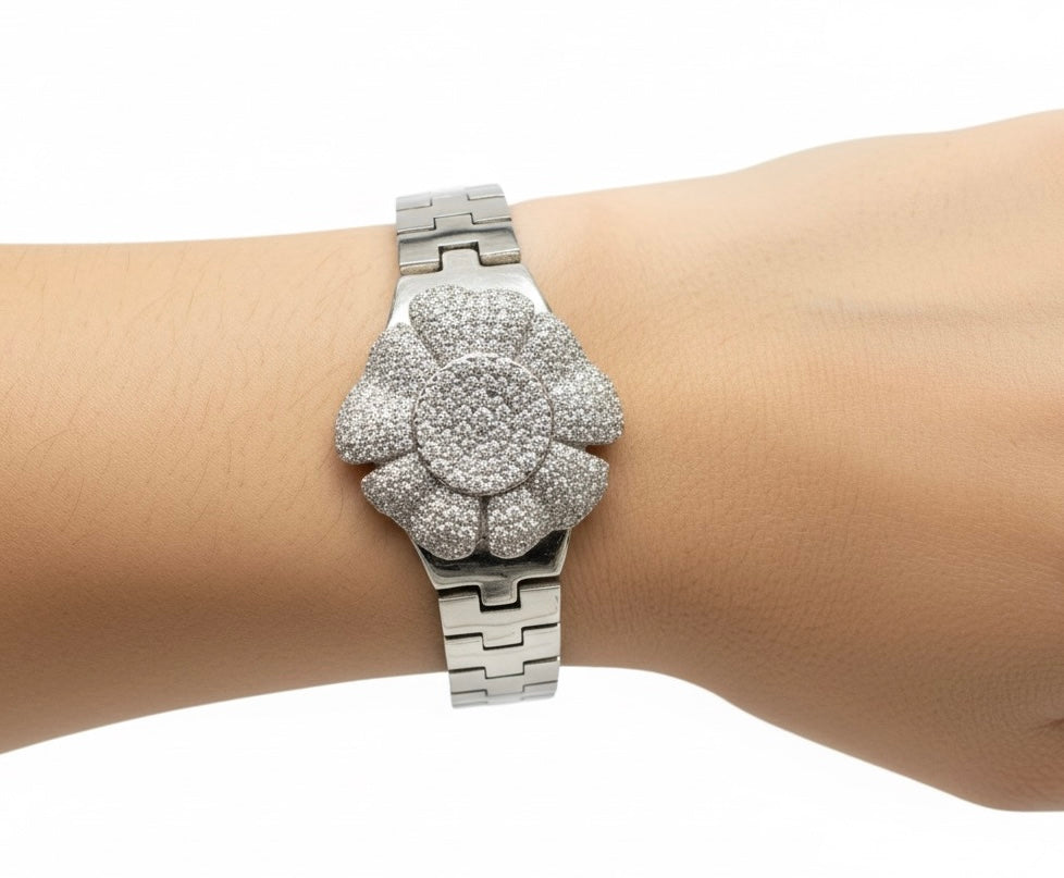 Manilla con Flor de Zirconias