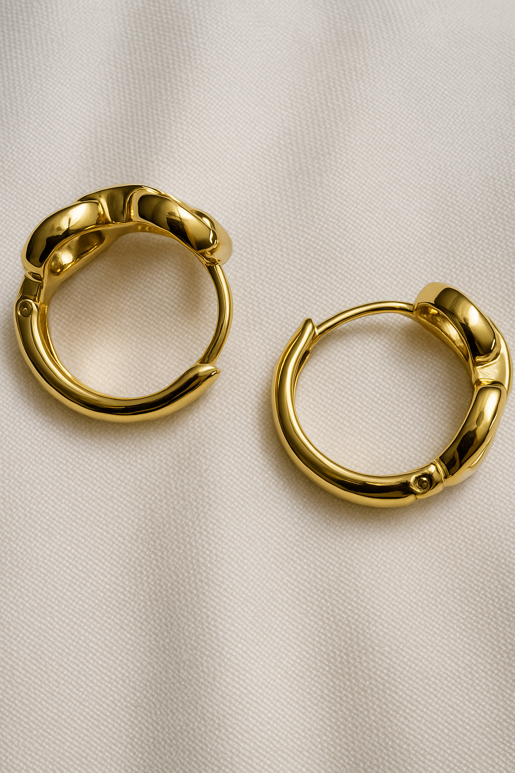 Aretes Elegantes Con Eslabones