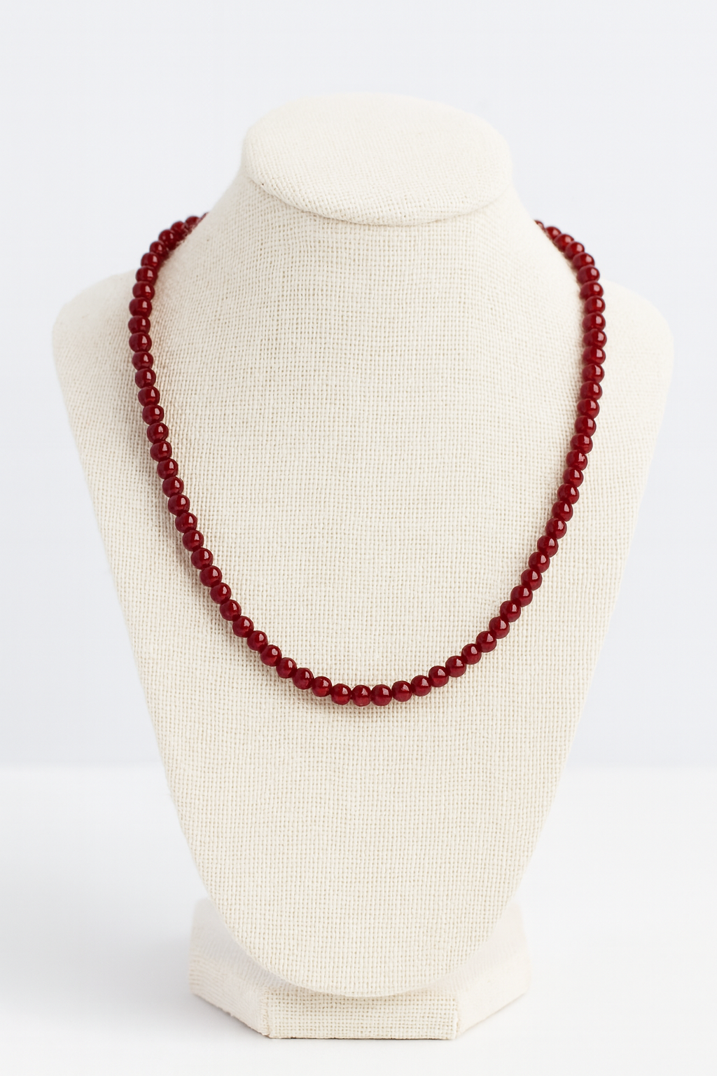 Collar Perlas Carmesí Silver