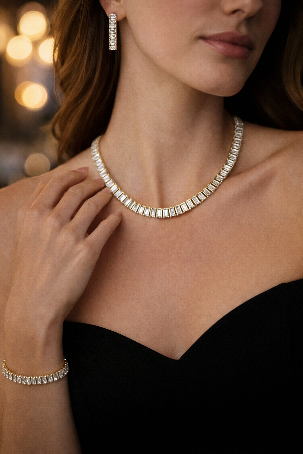 Set de Piedras con Zirconias Transparentes