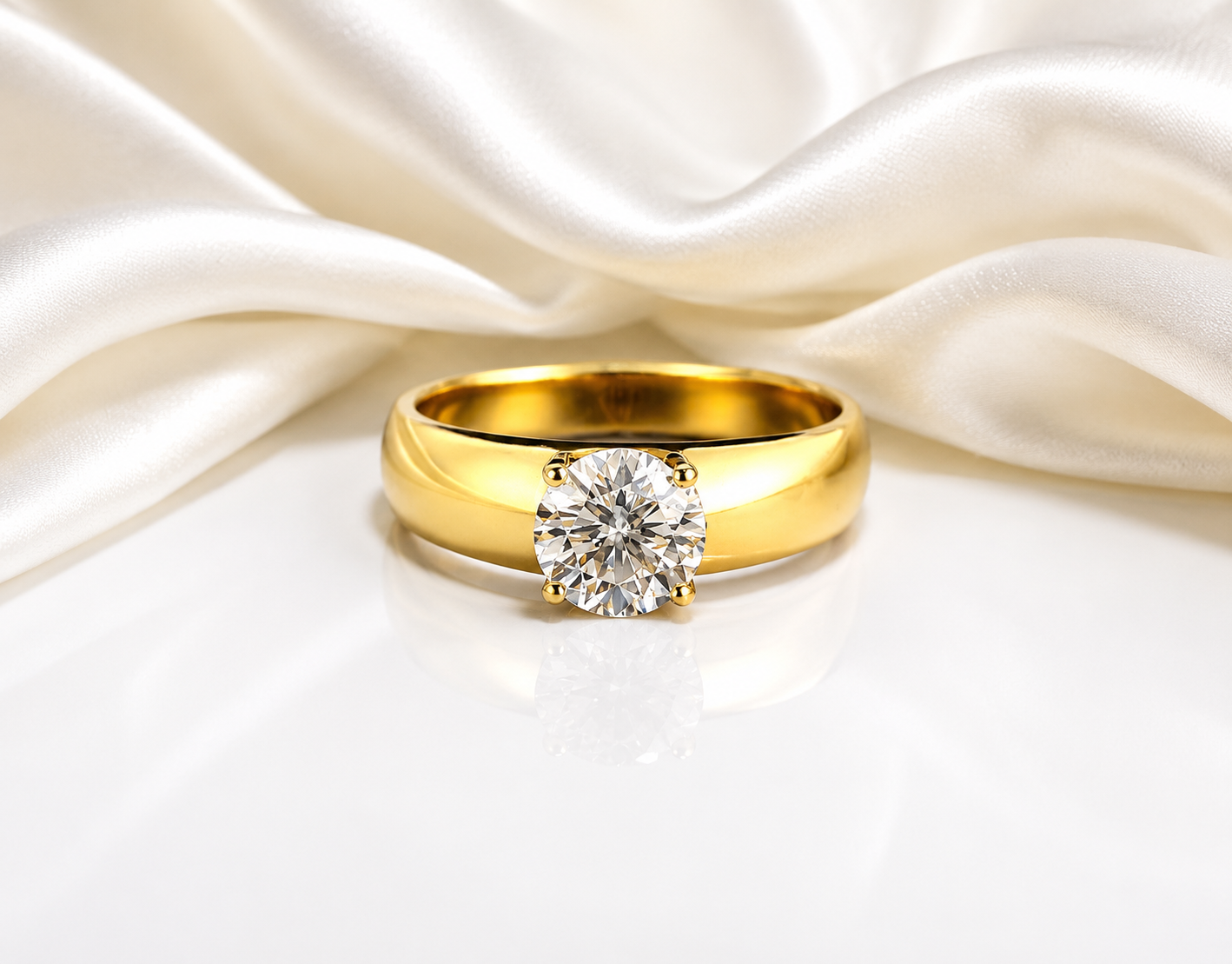 Anillo Liso de Piedra