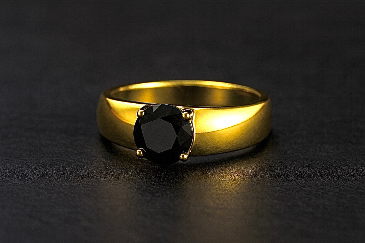 Anillo Liso de Piedra