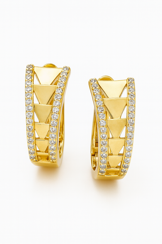 Aretes Aro Royal Dorado