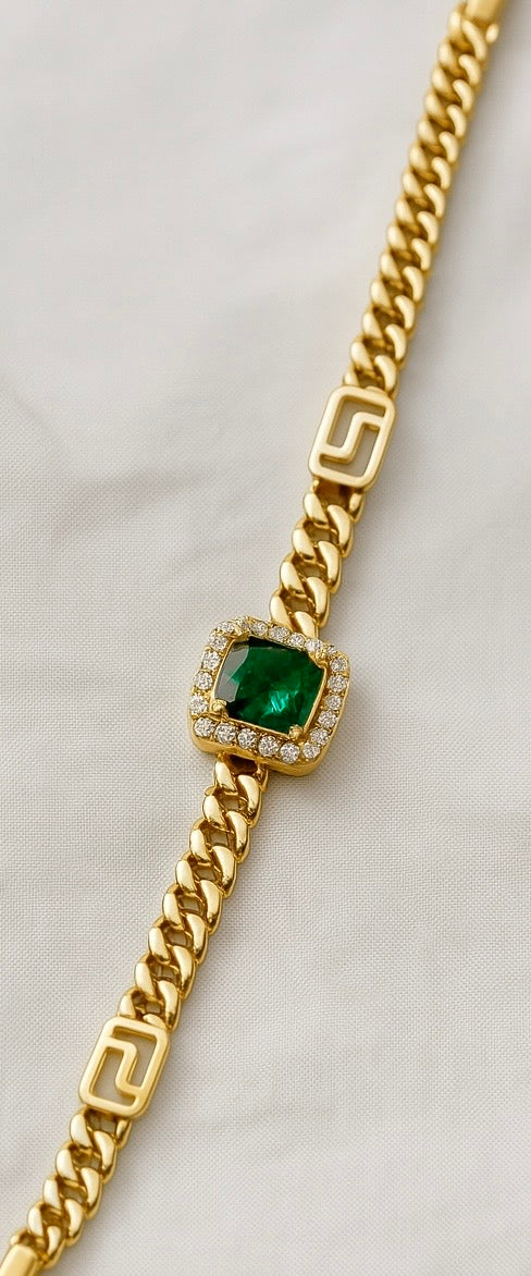 Pulsera de Piedra verde