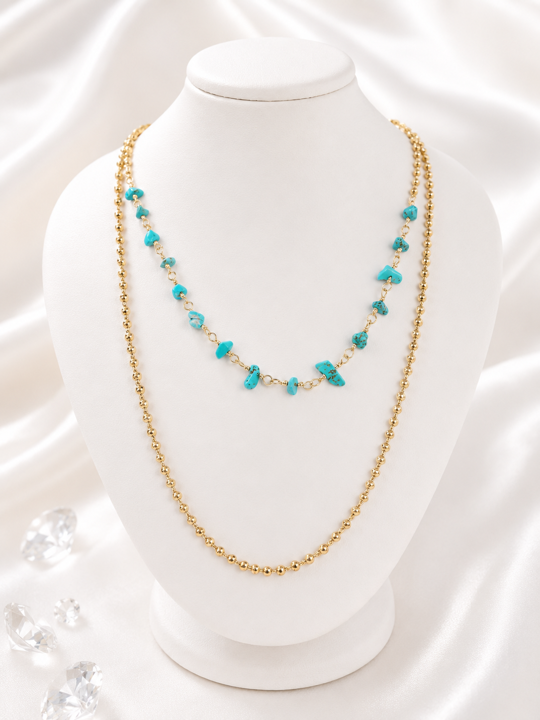 Cadena Golden Beads