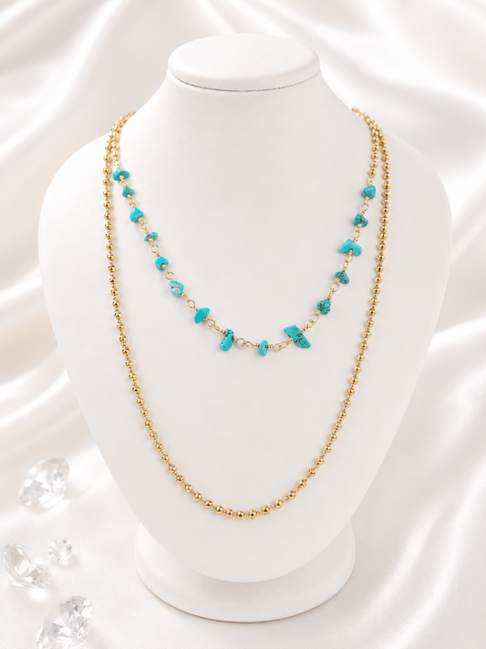 Cadena Golden Beads
