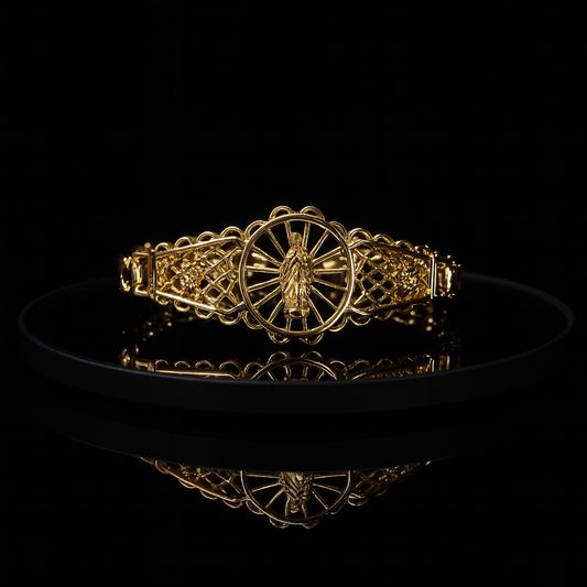 Pulsera con Virgen de Guadalupe