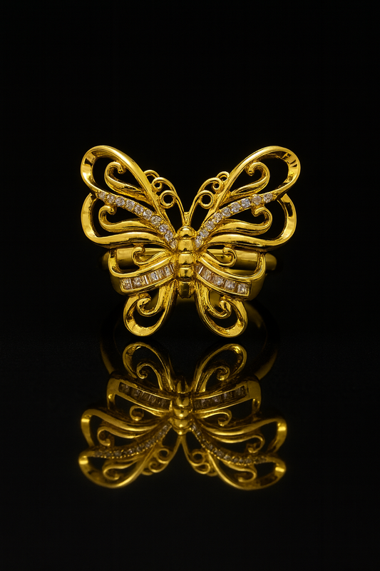 Anillo Mariposa Gigante