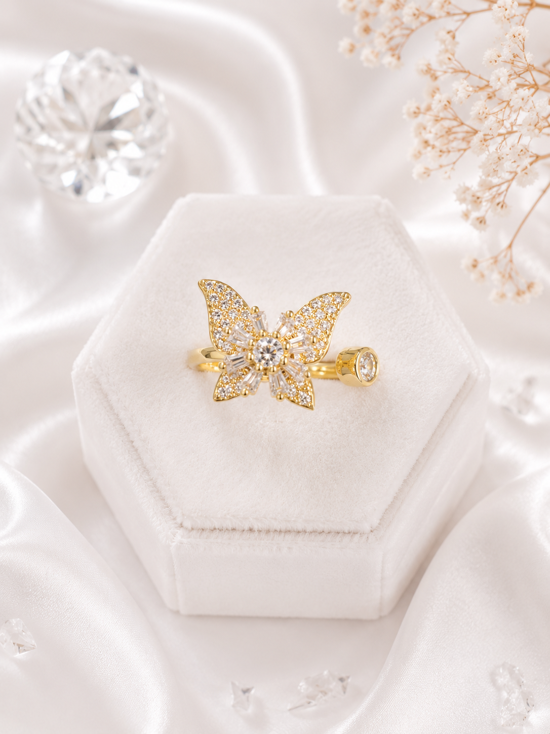 Anillo Mariposa Elegance Ajustable