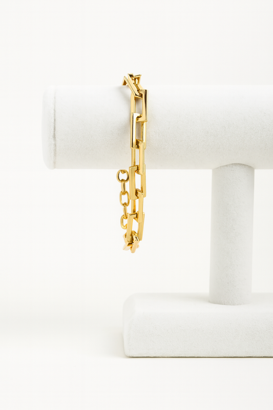 Pulsera Cadena Geométrica