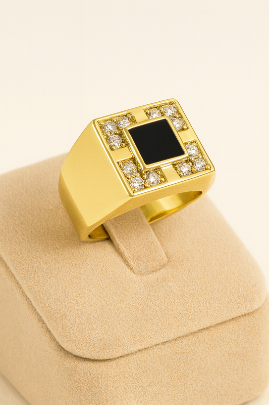 Anillo Masculino Ébano Real