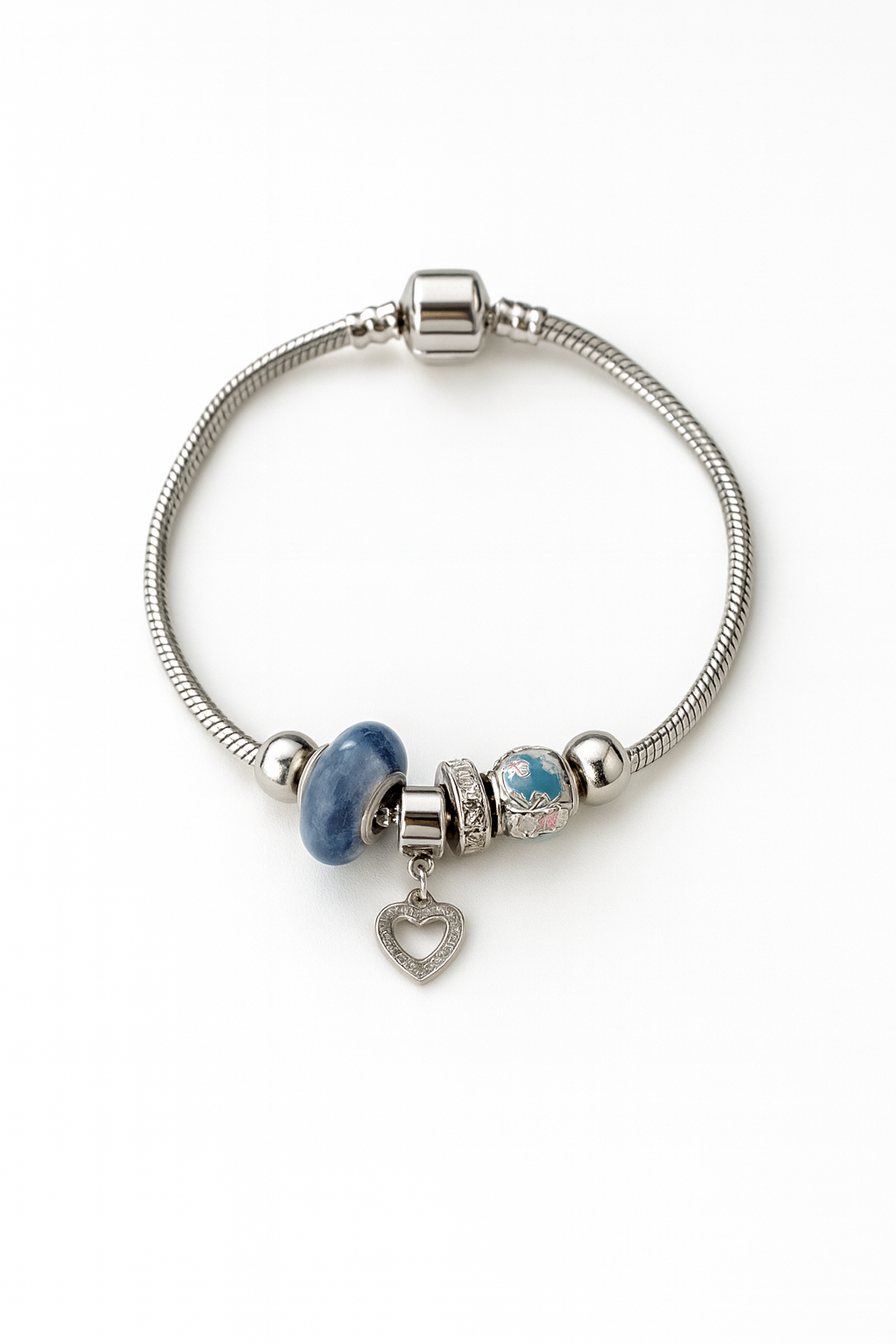 Manilla Corazón Celestial Silver