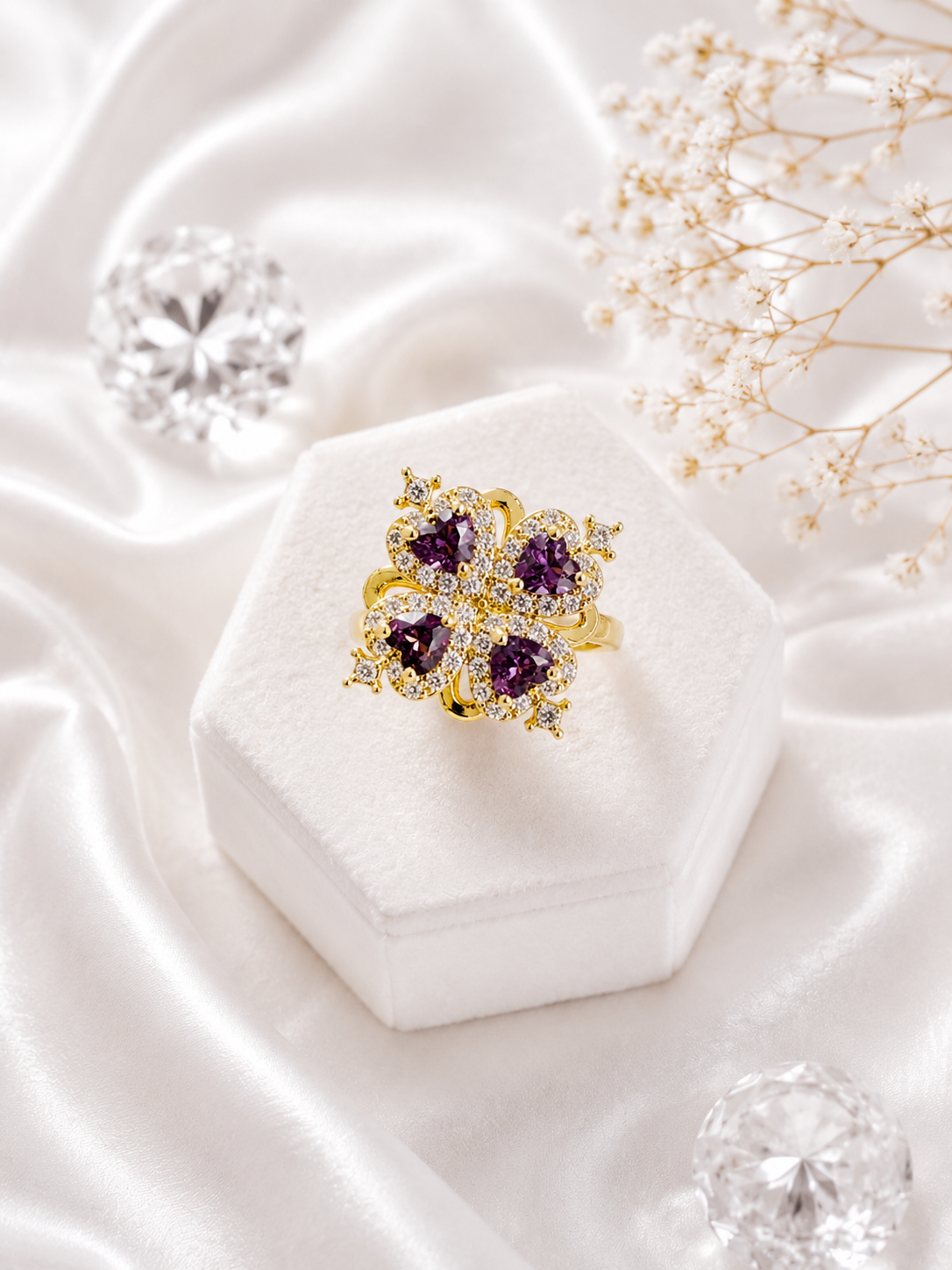 Anillo Royal Purple Bloom