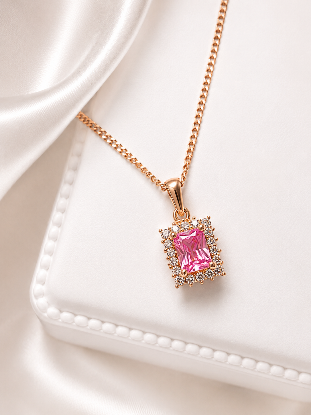 Set Elegancia Piedra Rosa