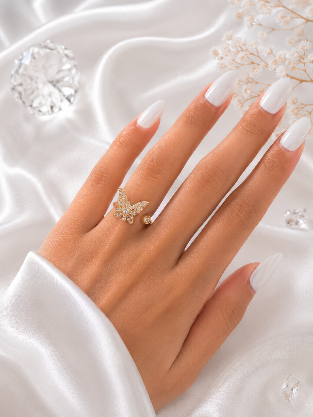 Anillo Mariposa Elegance Ajustable