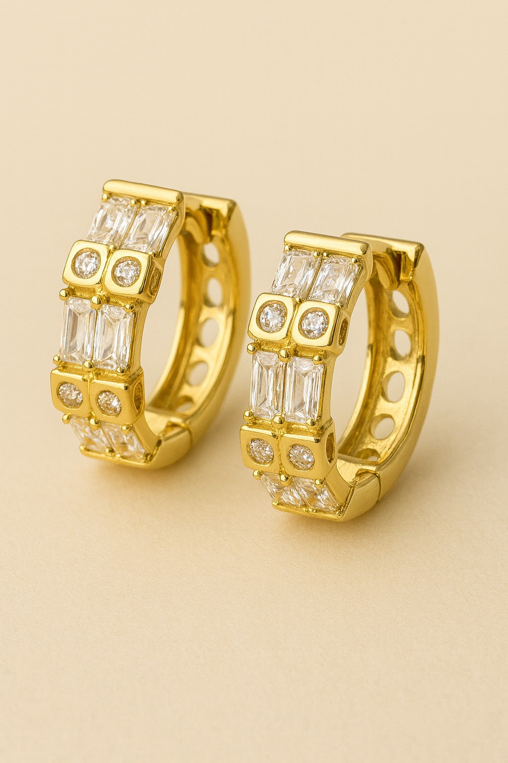 Aretes Aro Elegancia Real
