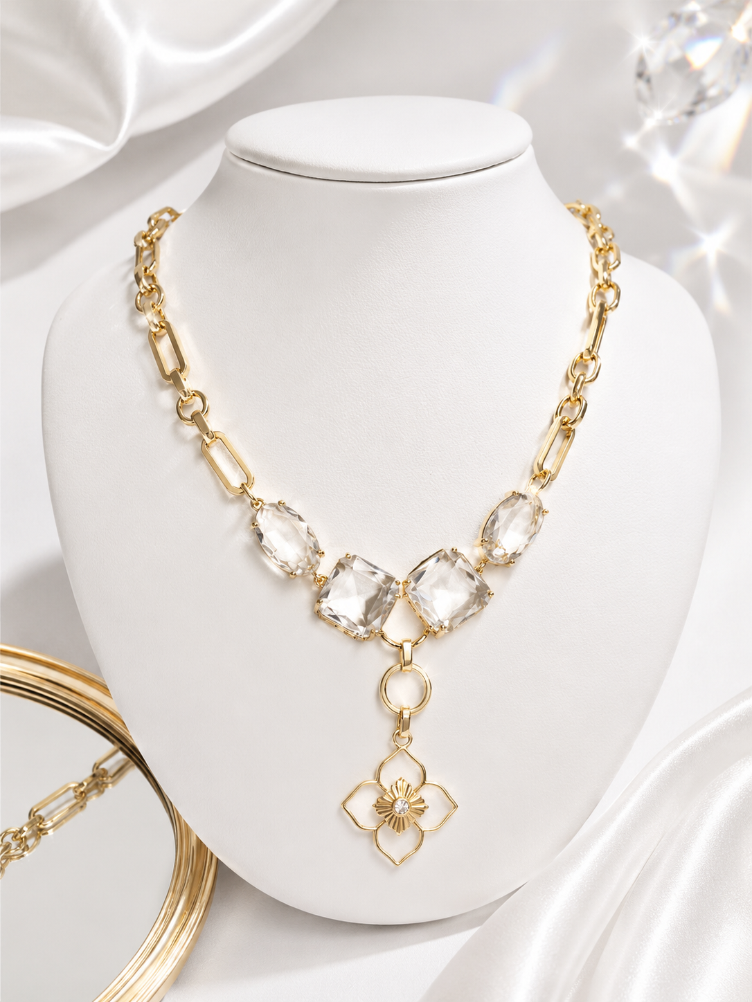Collar Flor Imperial White