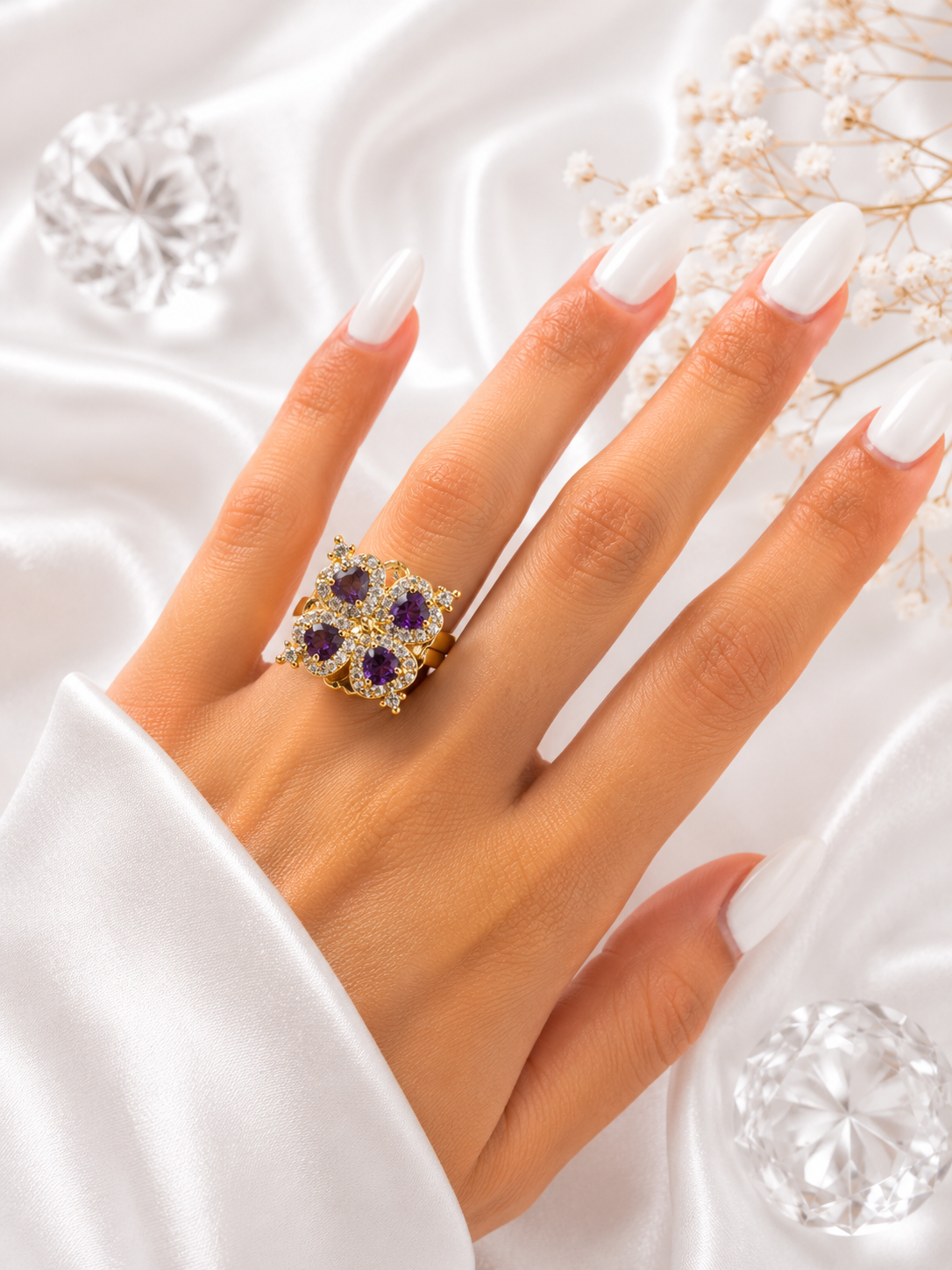 Anillo Royal Purple Bloom