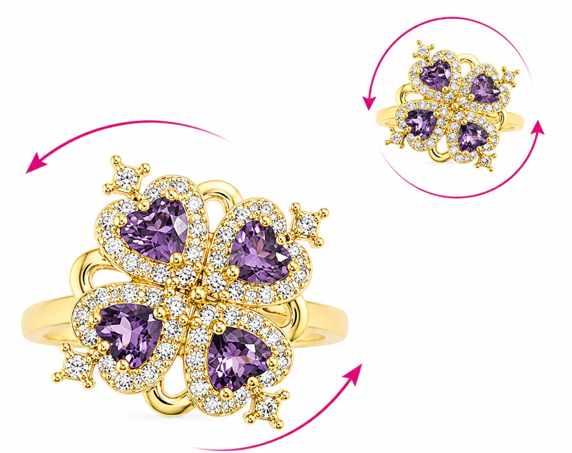 Anillo Royal Purple Bloom