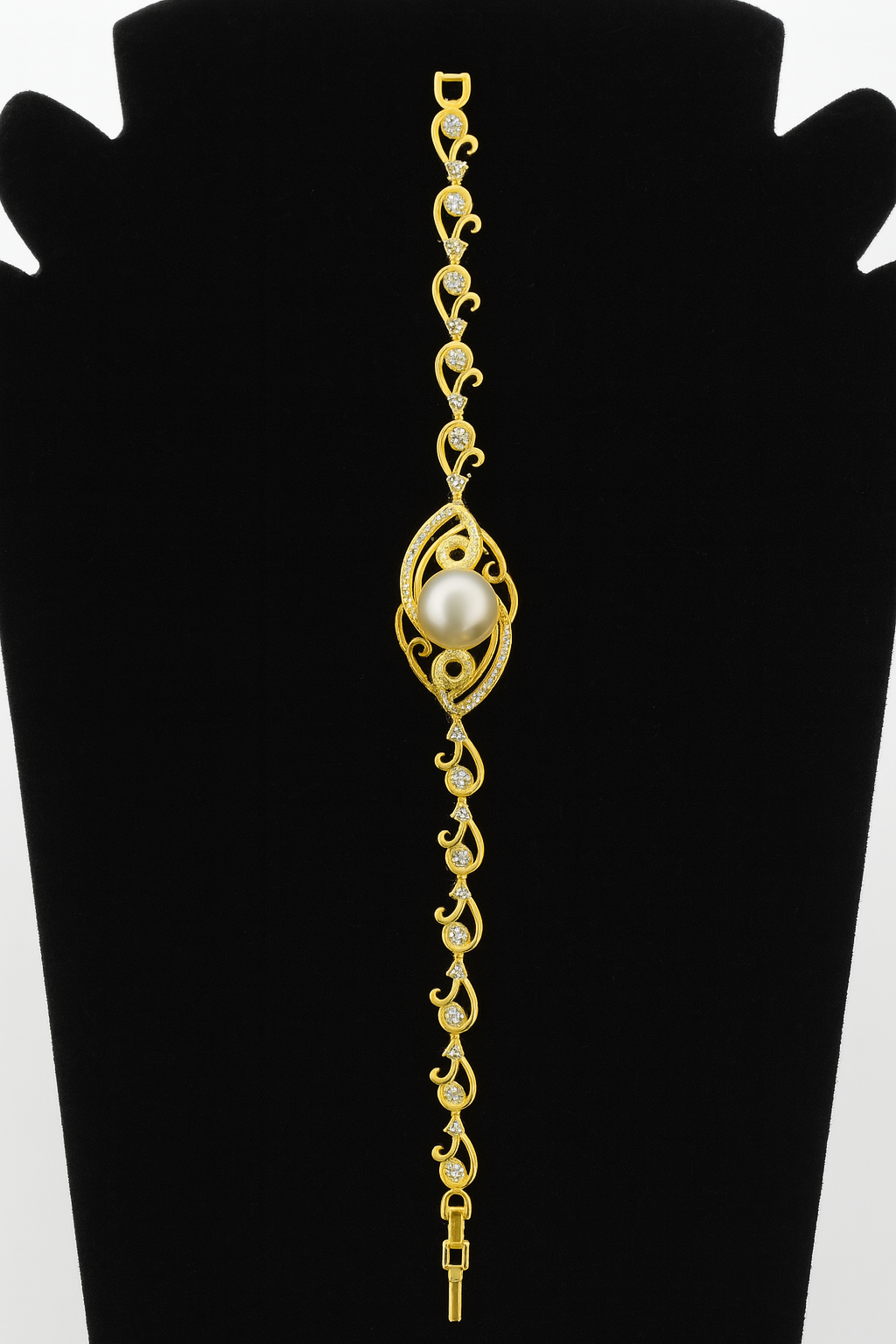 Pulsera de Perla Grande Central