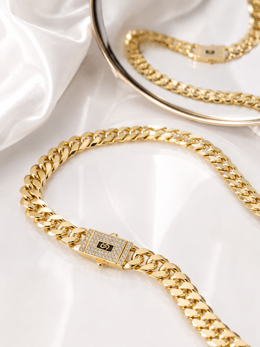 Cadena Cubana Luxury Hombre