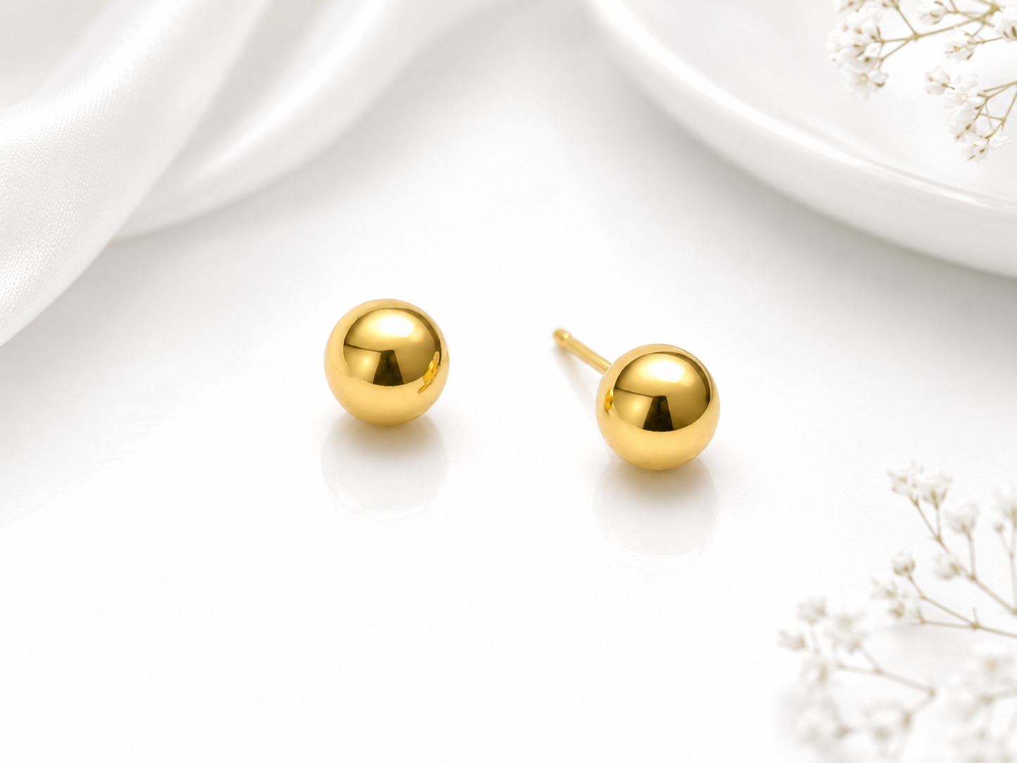 Aretes Clásicos de Bolita