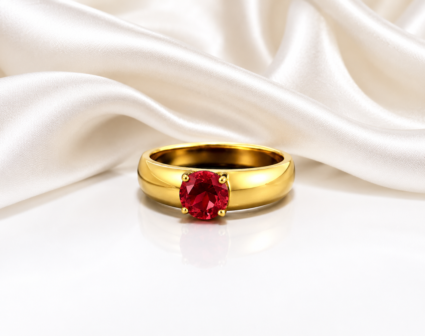 Anillo Liso de Piedra