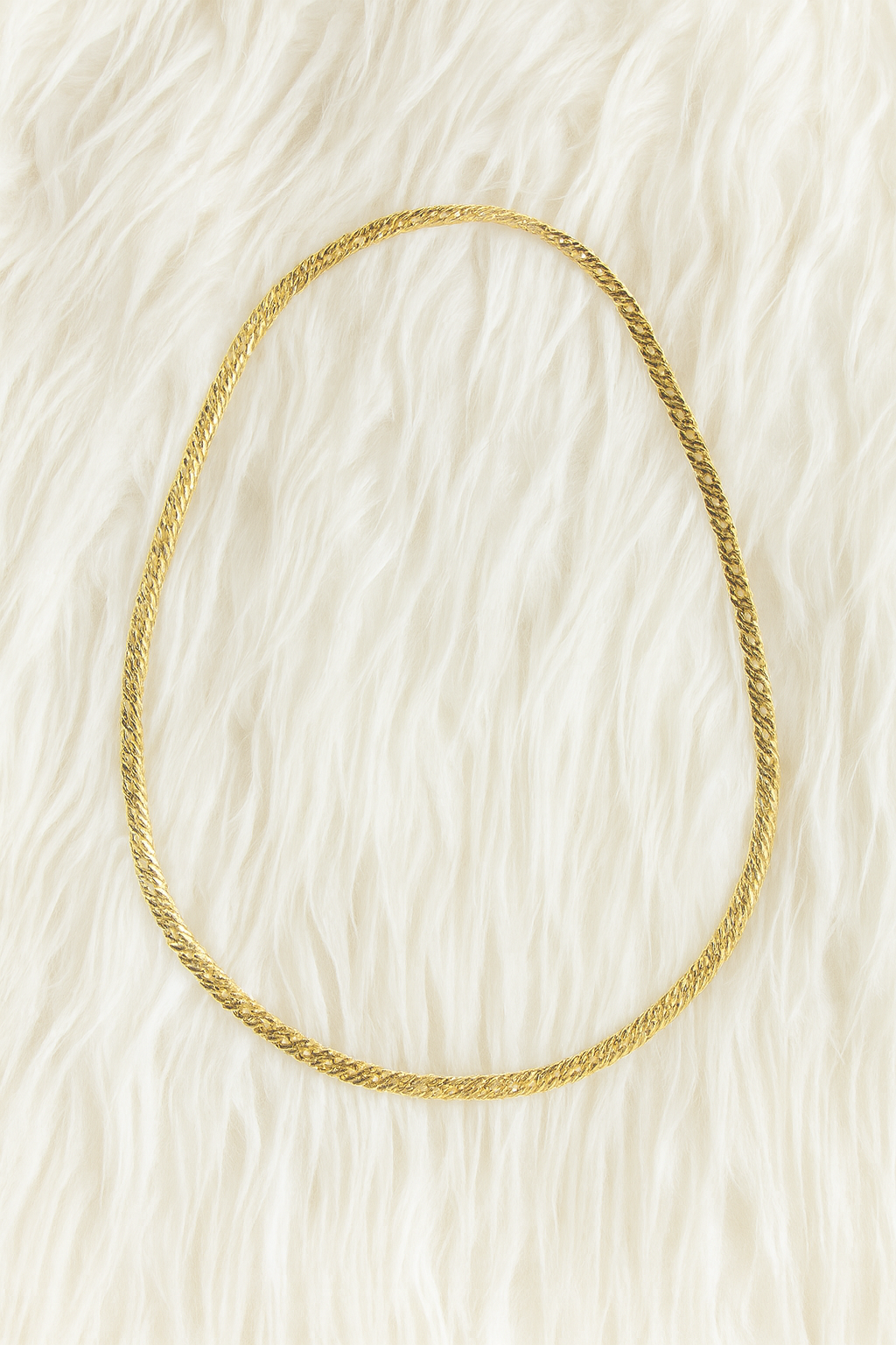 Cadena Unisex Laminada en Oro