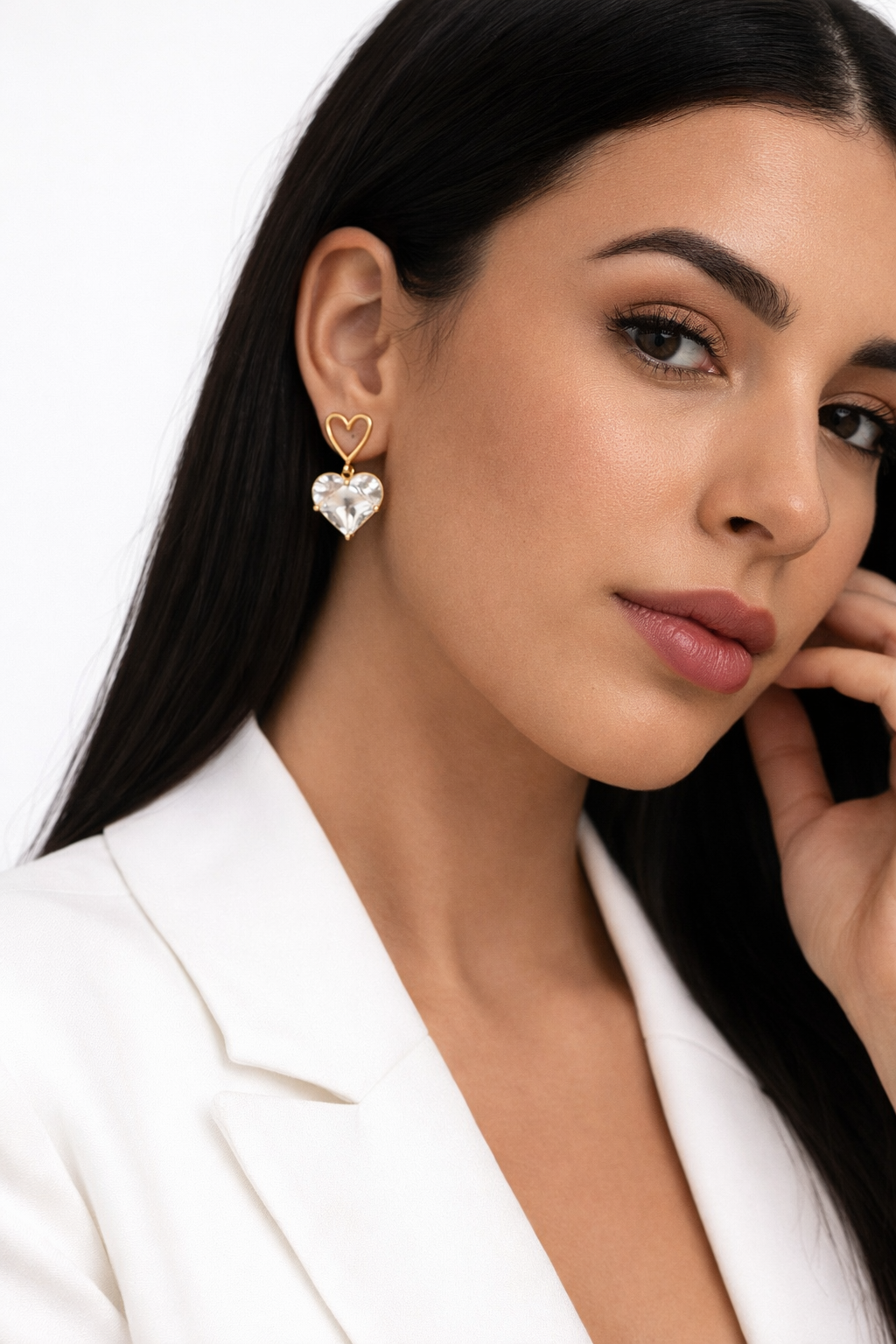 Aretes Corazón Doble