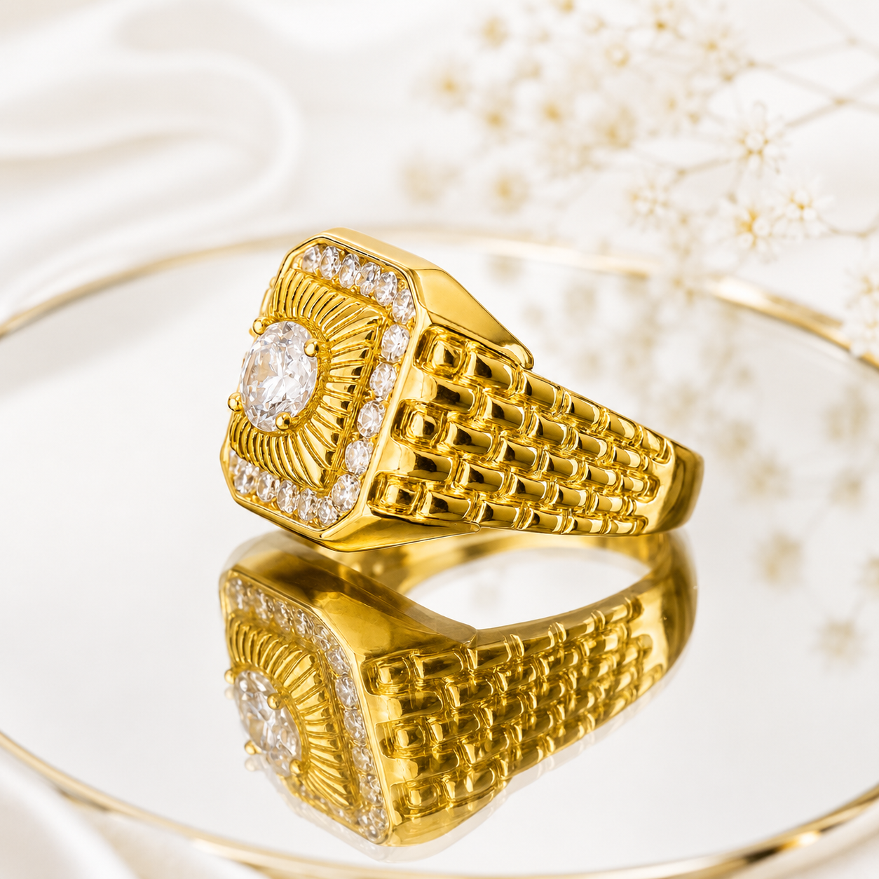 Anillo de Hombre Sol Imperial