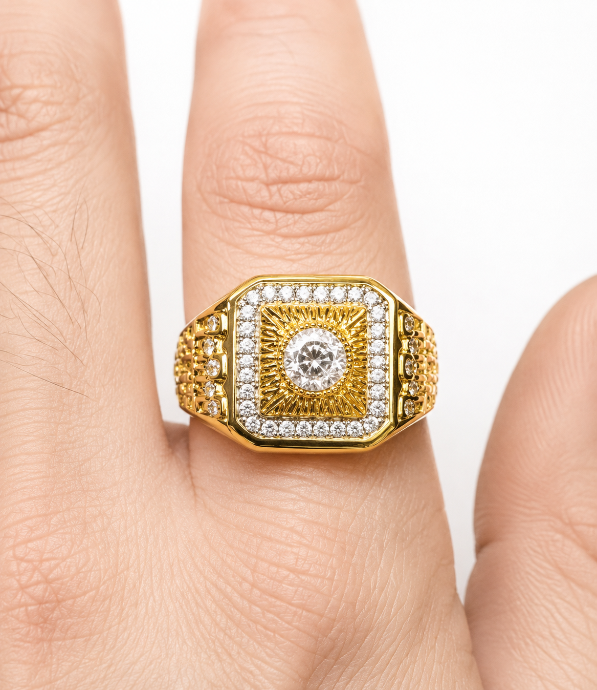 Anillo de Hombre Sol Imperial