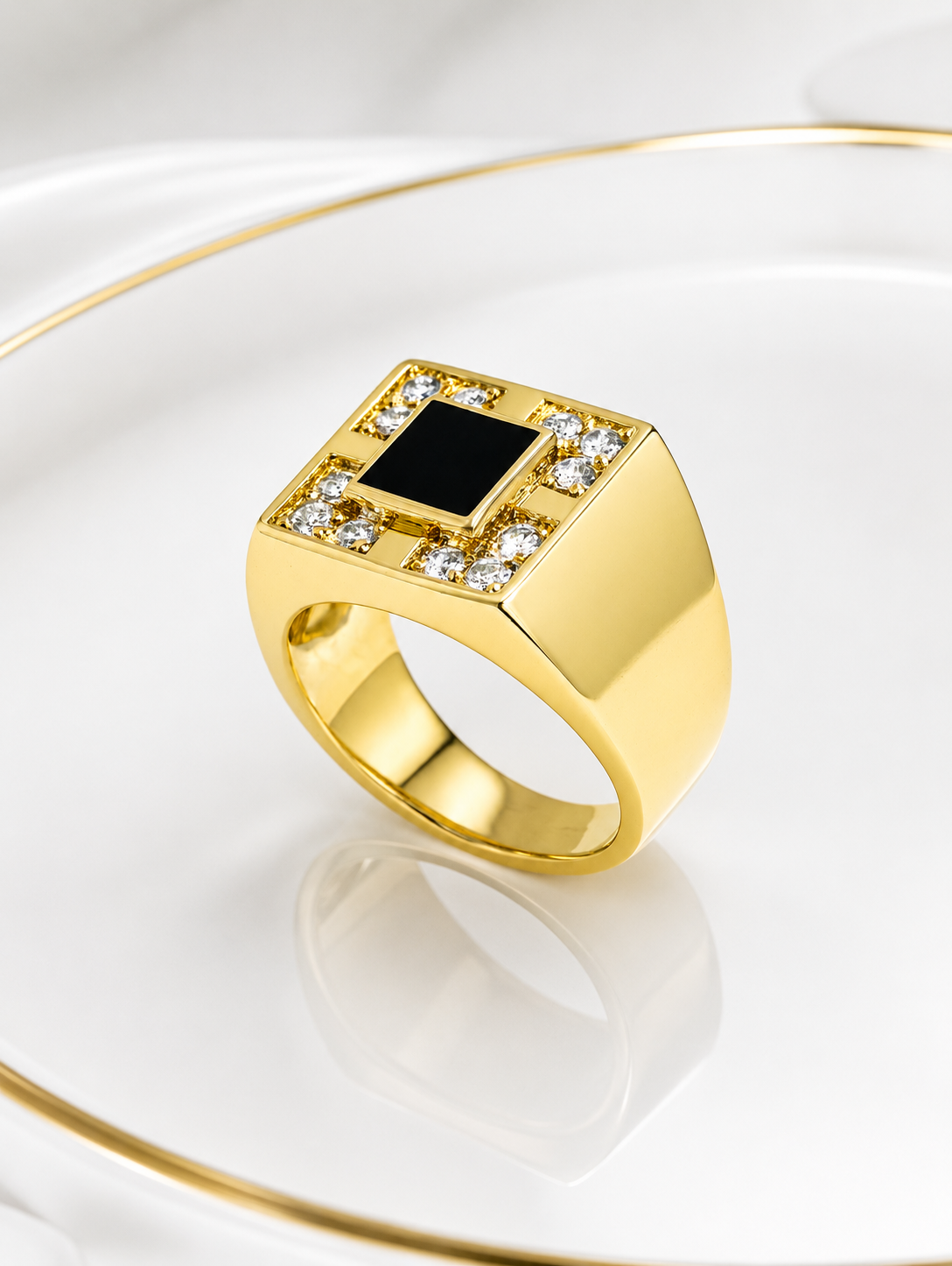 Anillo Masculino Ébano Real
