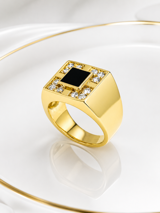Anillo Masculino Ébano Real