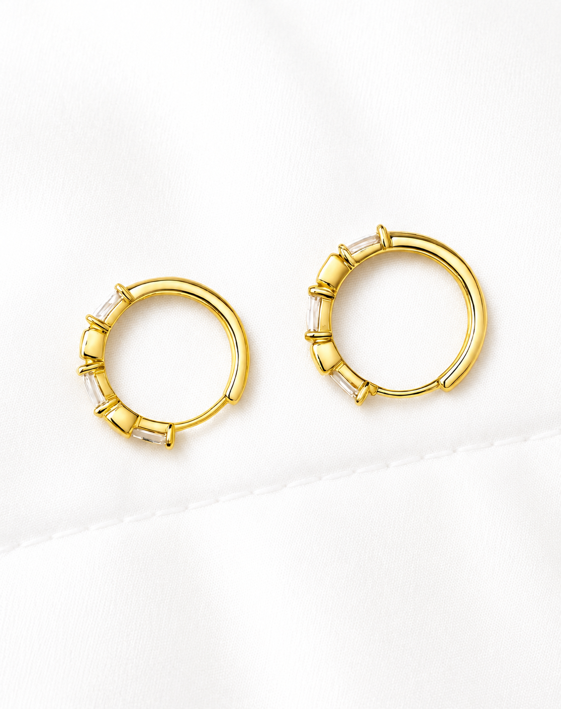 Aretes Aro Elegancia Real