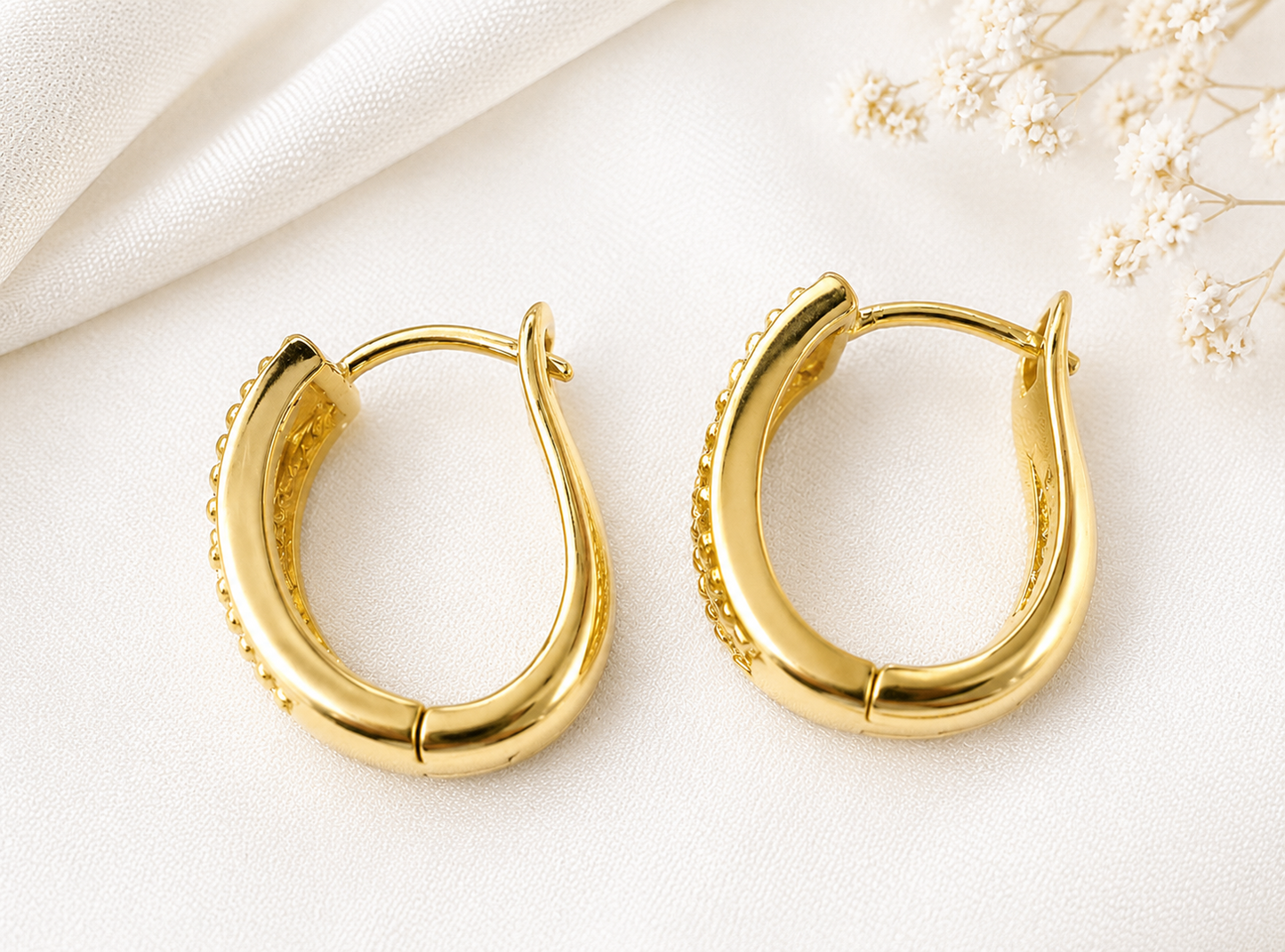 Aretes Aro Royal Dorado