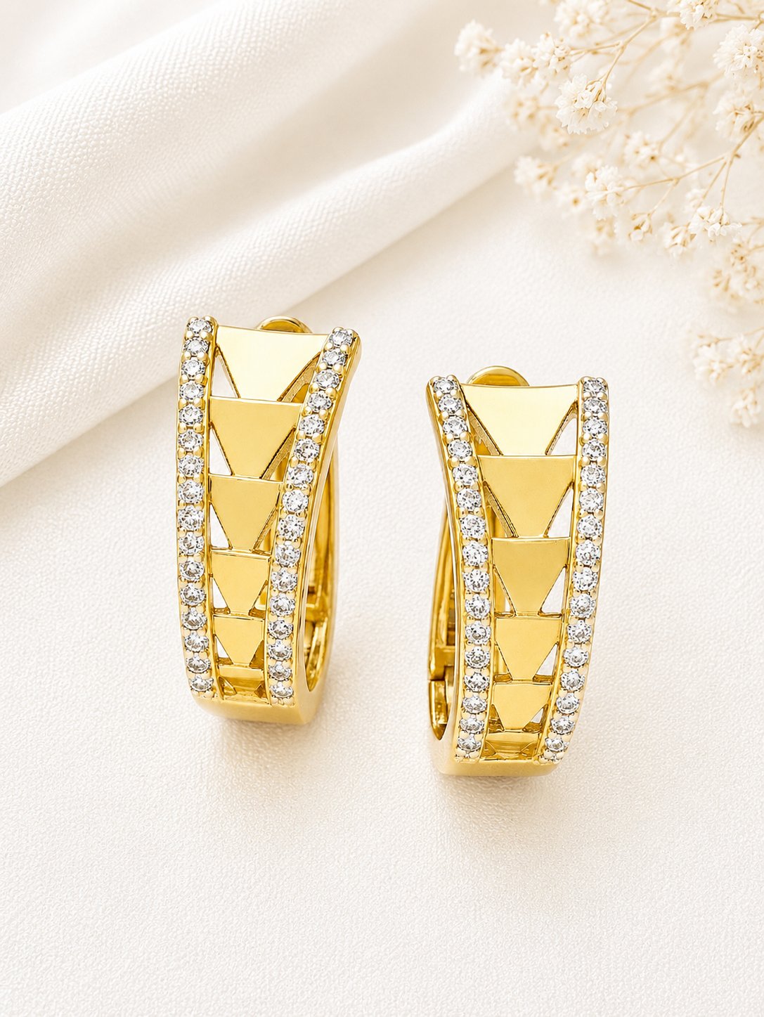 Aretes Aro Royal Dorado