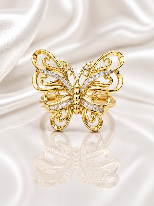 Anillo Mariposa Gigante