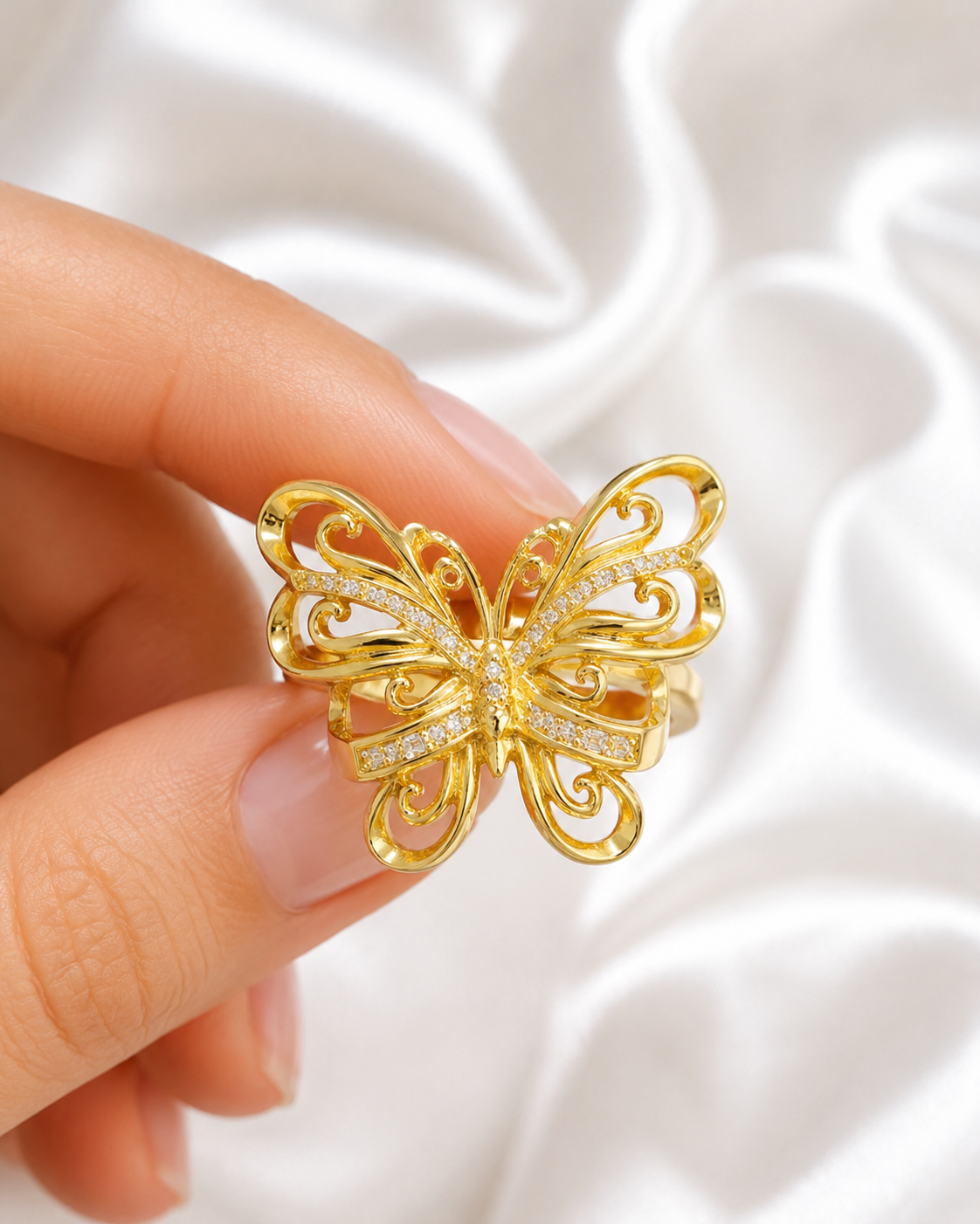 Anillo Mariposa Gigante