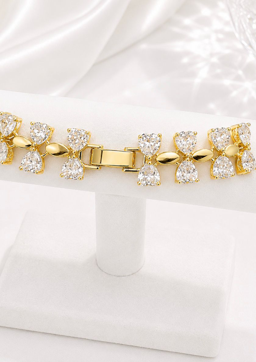 Pulsera doble con Circonias de Lujo