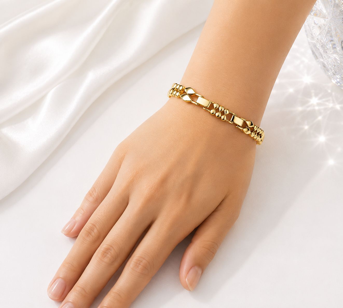 Pulsera Doble de Zirconia