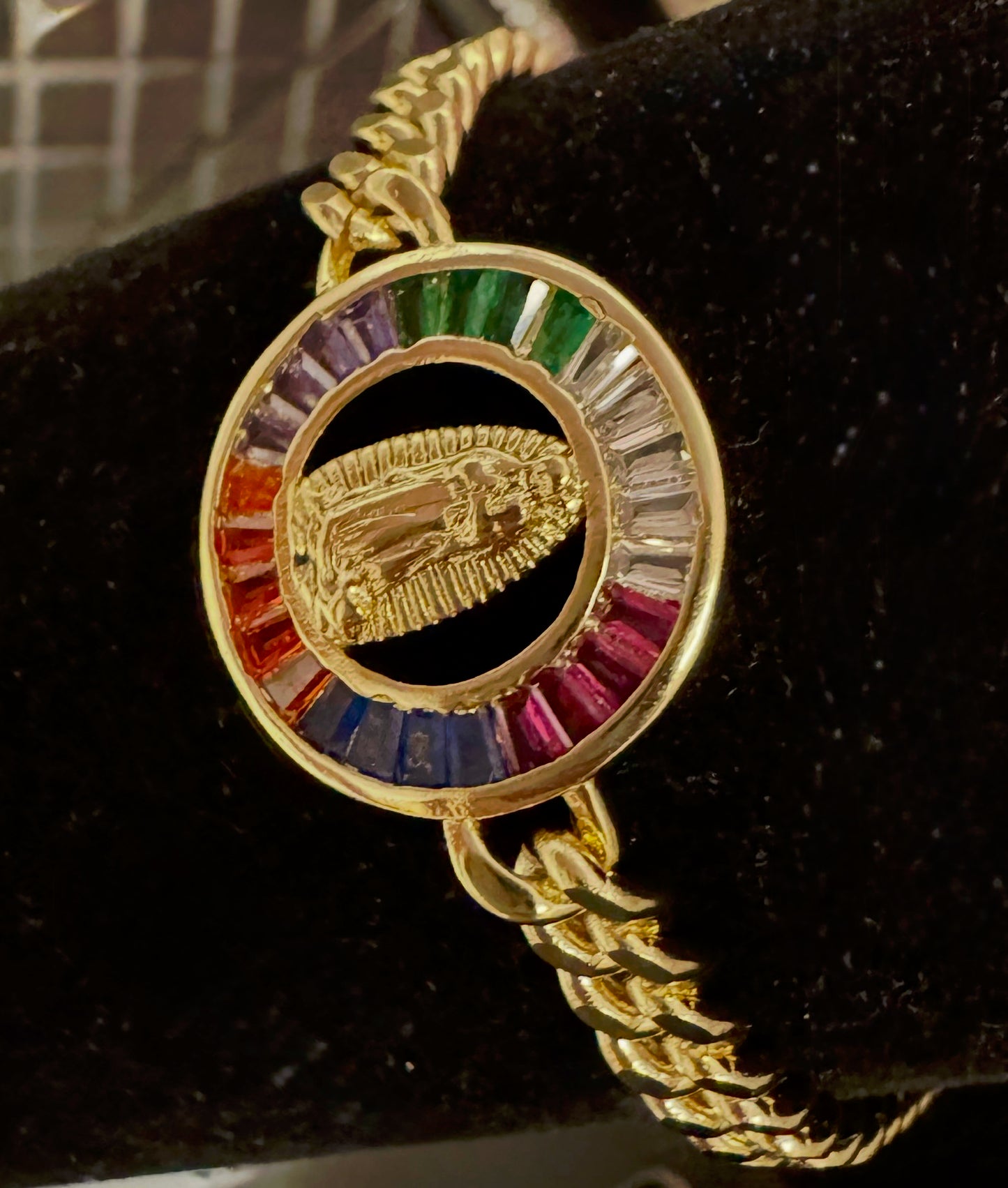 Manilla Tipo Reloj Virgen de Guadalupe